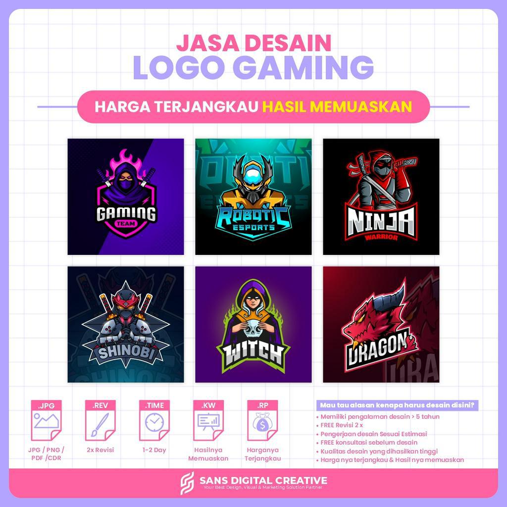 JASA DESAIN LOGO GAMING