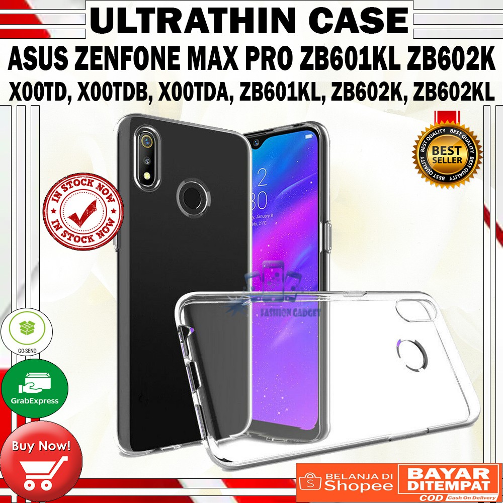 Ultrathin Asus Zenfone Max Pro M1 ZB601KL ZB602KL X00TD Ultra Thin / Silikon / Case Transparant / Casing Asus Zenfone