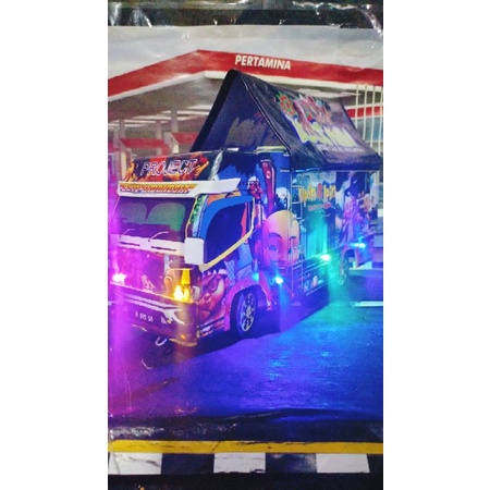 miniatur truck oleng BISA CUSTOM FOTO DAN NAMA DI PINTU BELAKANG