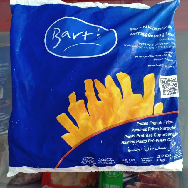 

Barts kentang goreng 1kg/kentang goreng 1kg