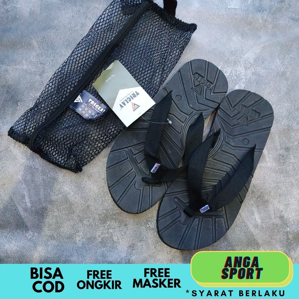 SANDAL GUNUNG PRIA TRIGLAV SANDAL HIKING JEPIT SANDAL OUTDOOR COWOK ORIGINAL