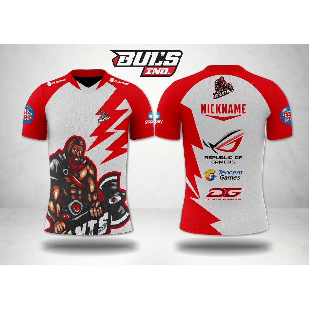 jersey gaming ff gratis nama