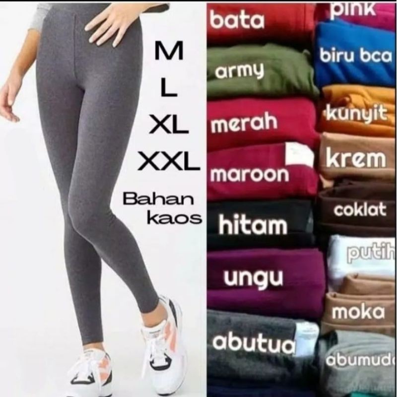 legging bahan kaos ori murah