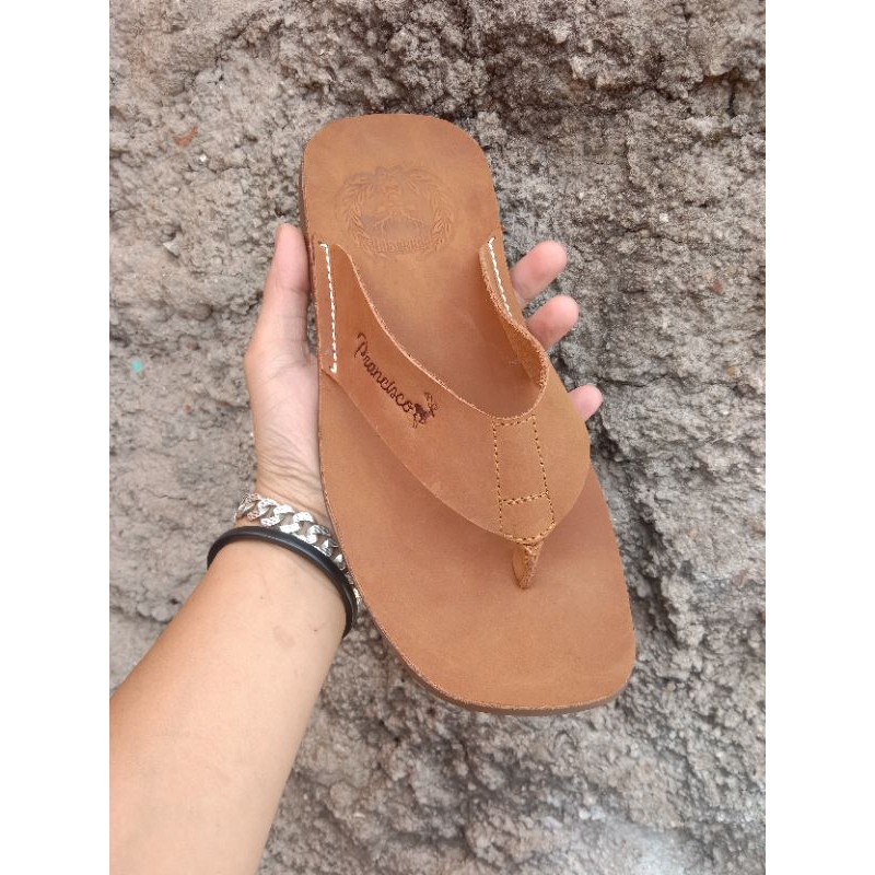 sandal pria bahan full kulit sapi asli