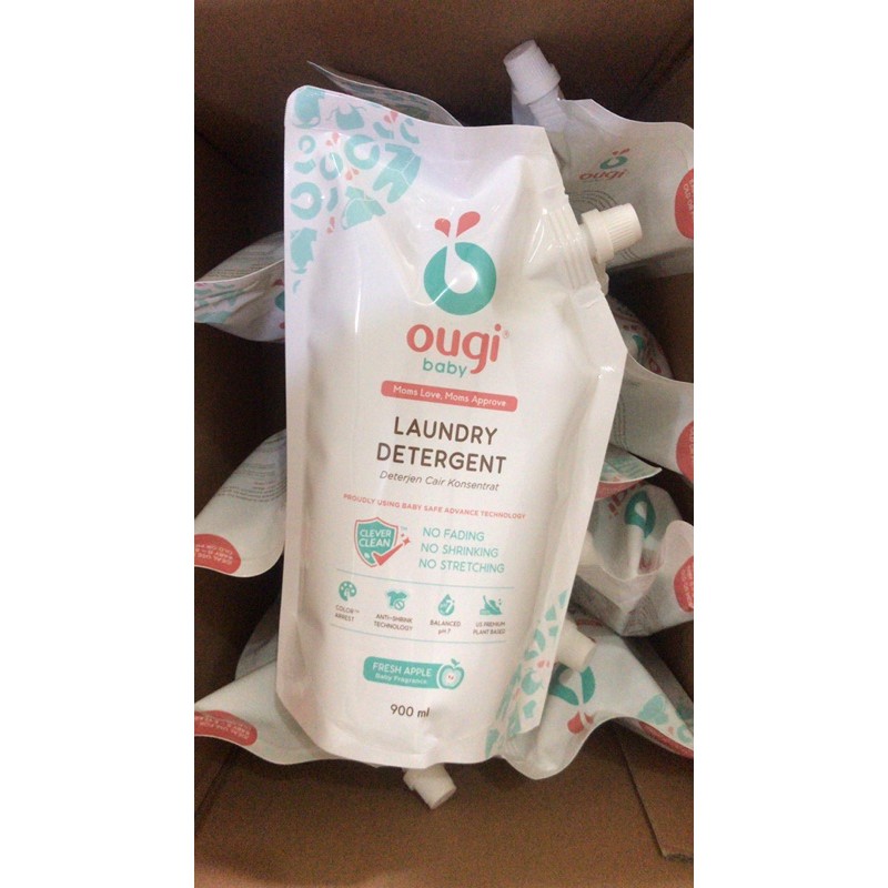 Ougi Baby Laundry Detergent 900ml Refill - Ougi sabun cuci baju