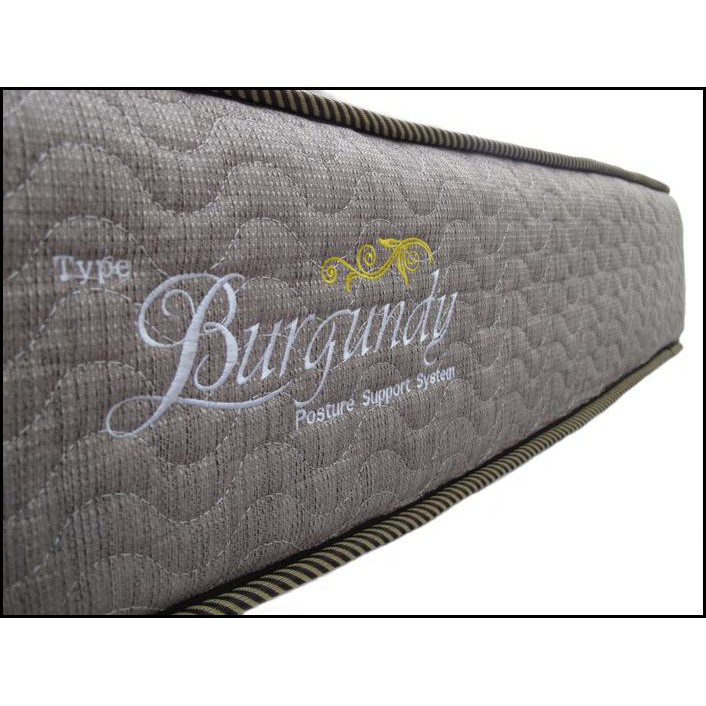 Promo Terbatas - American Pillo Matras Burgundy Kasur Springbed Bali 160 X 200