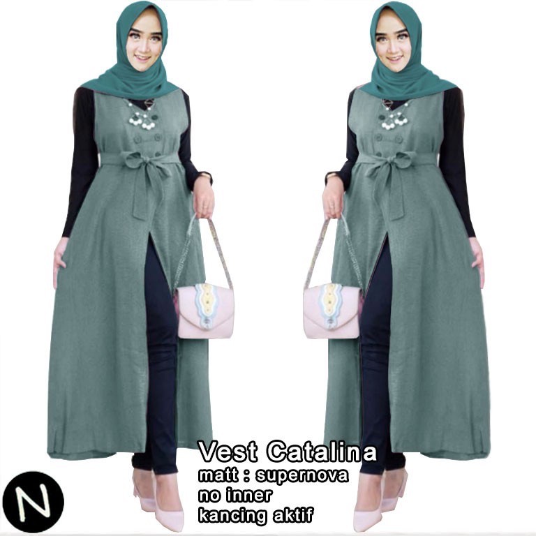 VEST CATALINA Rompi Wanita, Model Terbaru B1-Love 66160-70151 XL,XXL