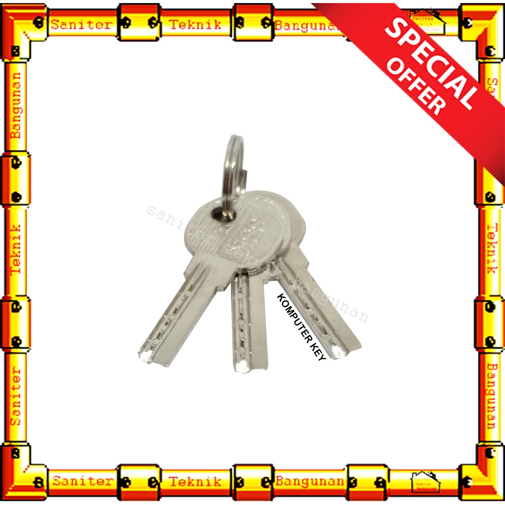 Silinder Kunci Pintu Kecil Komputer Key SSK Cylinder Kunci 60MM