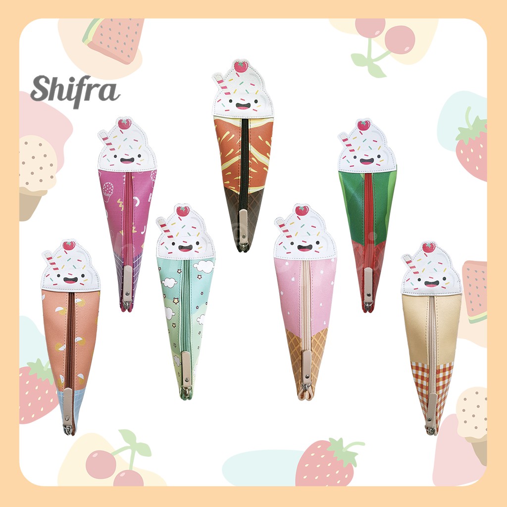 Shifra Tempat Pensil Remaja Wanita Ice Cream Chillin