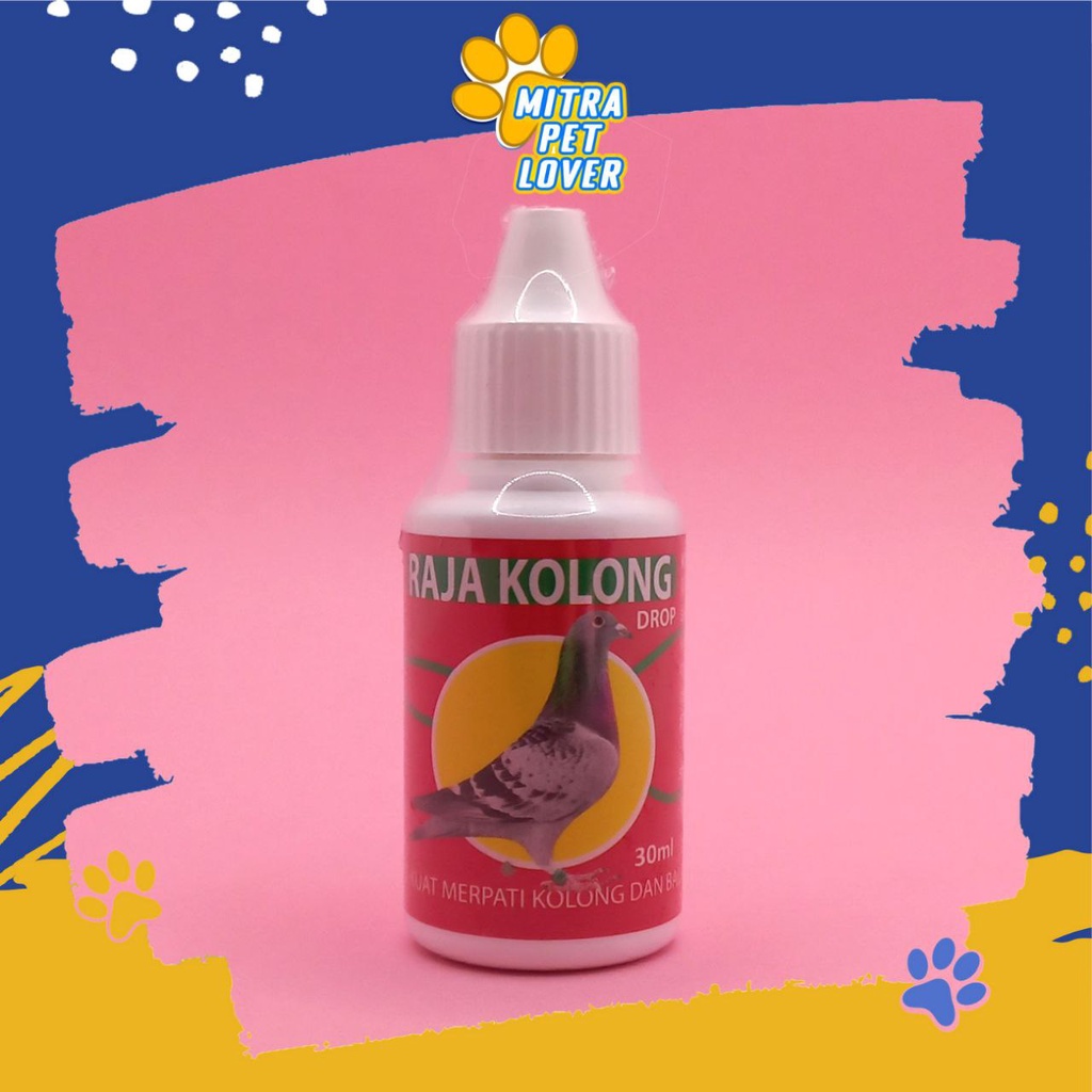 VITAMIN BURUNG MERPATI - RAJA KOLONG DROP 30 ML ORIGINAL - MULTIVITAMIN STAMINA BAGI JANTAN BETINA BALAP CEPAT - ANTI LEMAS AMPUH AMAN - HERBAL - MURAH - ASLI - PET ANIMAL HEALTHCARE TAMASINDO OBAT KESEHATAN TERNAK HEWAN BINATANG PELIHARAAN MITRAPETLOVER