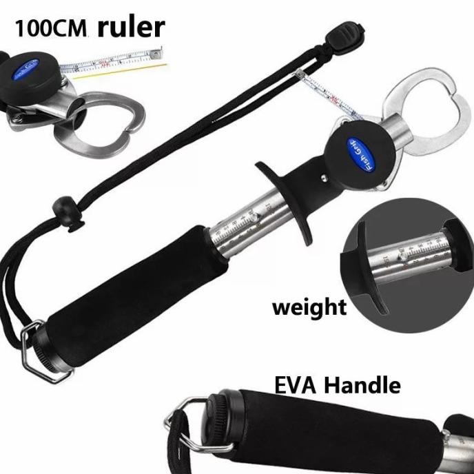 FISH LIP GRIP PENJEPIT IKAN DILENGKAPI TIMBANGAN DAN METERAN