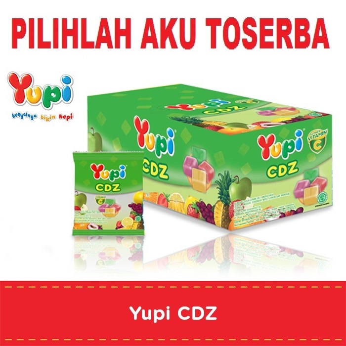 YUPI Gummy CDZ - (HARGA 1 DUS ISI 12 BOX)