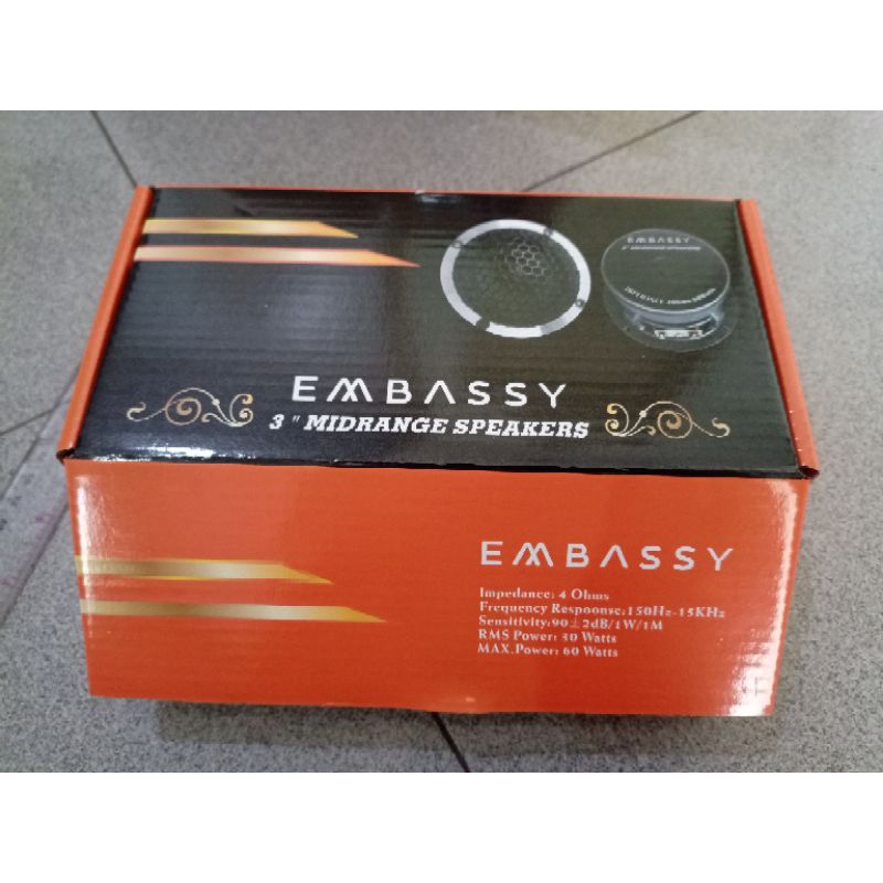 midrange speaker 3" Embassy speaker midrange embassy