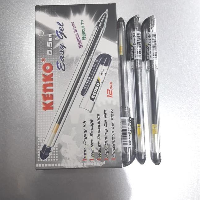 

Terlaris RNI Pulpen Kenko Easy Gel 0.5 - Pen Tinta 0,5 - Pulpen Lancip - Tajam ZP Ready'