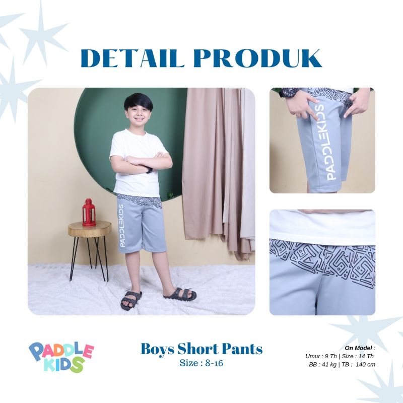 SHORT PANTS LOTTO by Paddlekids / celana pendek anak junior remaja by paddle kids momvie