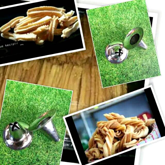 Spuit Cetakan Kue Semprit Kue Cipir Kecipir Stainless Mata 5