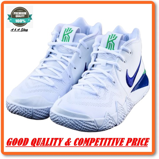 kyrie 4 white and blue