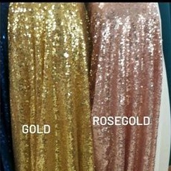 Bahan sequin/Kain sequin/Kain seribu payet/gold