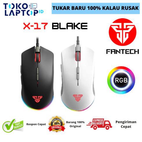 Fantech X17 Blake RGB Gaming Mouse GARANSI RESMI FANTECH - Hitam
