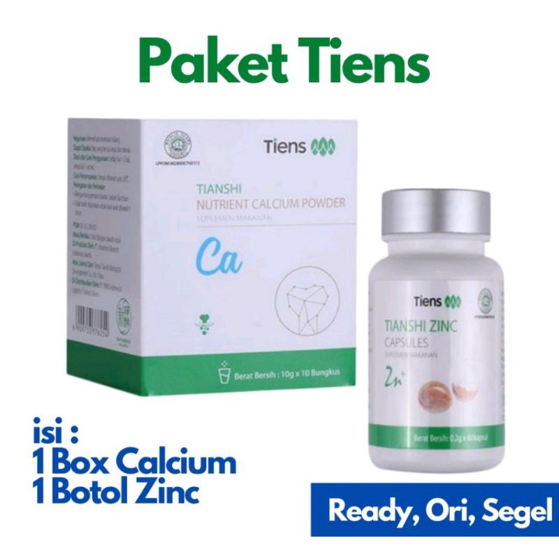 

TIENS(PAKET ZINK+SUSU CALSIUM)#PENINGGI BADAN 100% ORIGINAL
