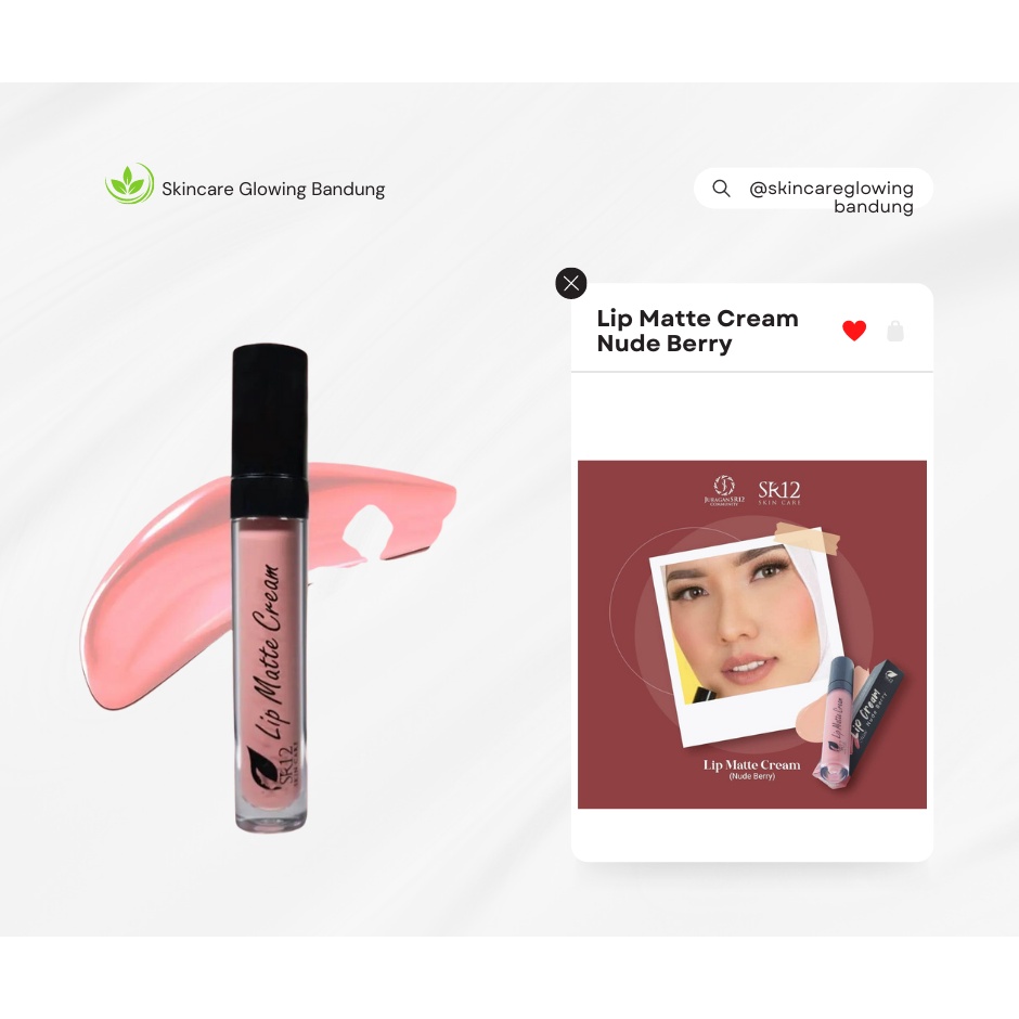 Lip matte Nude Berry Lipcream Pewarna Bibir Lip Krim Cream Bibir Lip Bibir Lip Cream Ringan Di Bibir Penyehat Bibir Perawatan Bibir