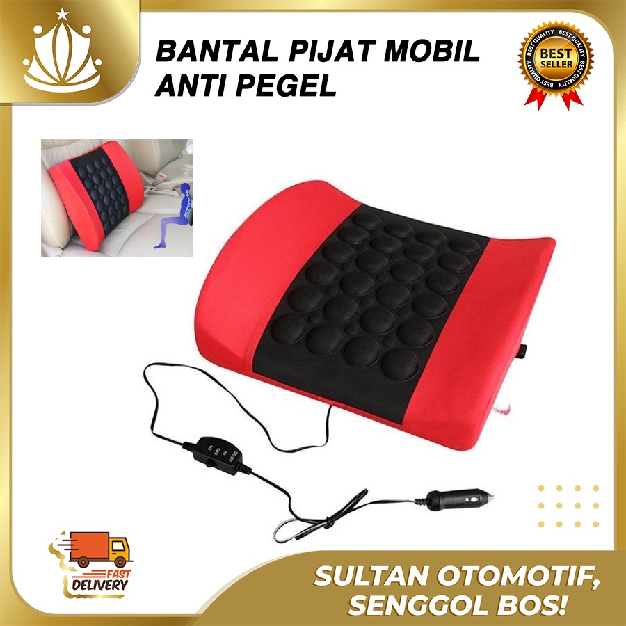 Bantal Pijat Mobil / Sandaran Punggung Refleksi Mobil / Bantal Pijit