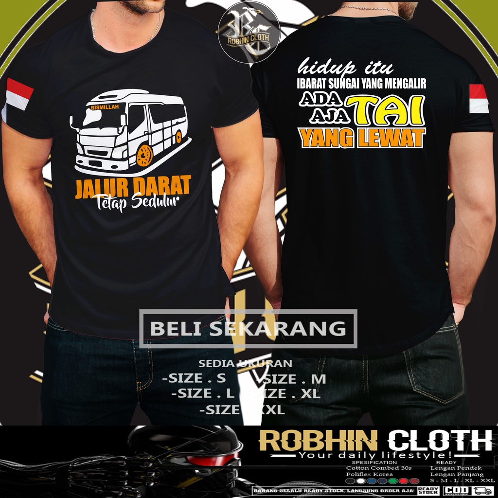 Kaos Baju ELF Travel Sedulur Dengan Kata-Kata Baju Otomotif