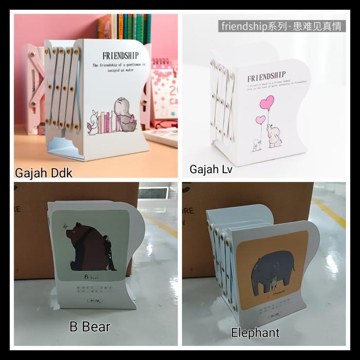 

Jual Sandaran Buku Book End Book Holder Pembatas Buku - Unicorn