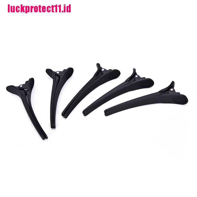 【LUCK】12Pcs Professional Black Matte Hairdressing Salon Sectioning Clamps Hair Clips