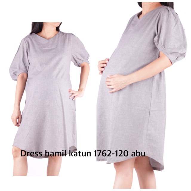 Baju hamil dress katun 1762