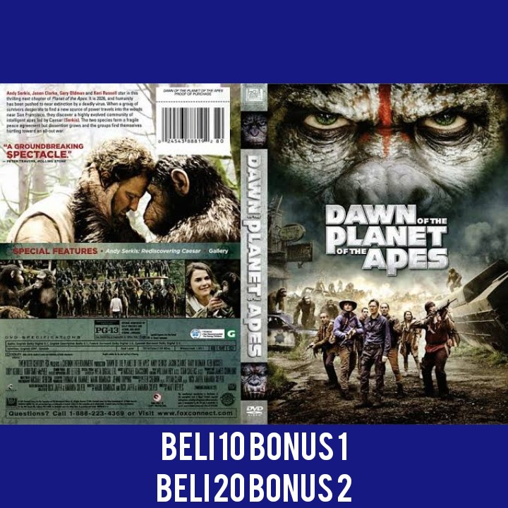 Kaset DVD Dawn Of The Planet Of The Apes