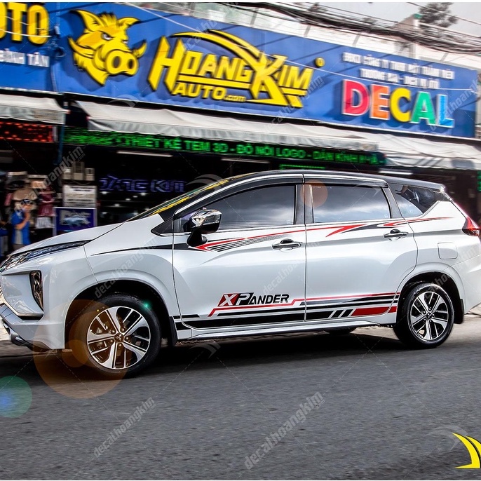 Stiker mobil xpander stiker variasi list mobil xpander cuting stiker striping mobil xpander rush ter