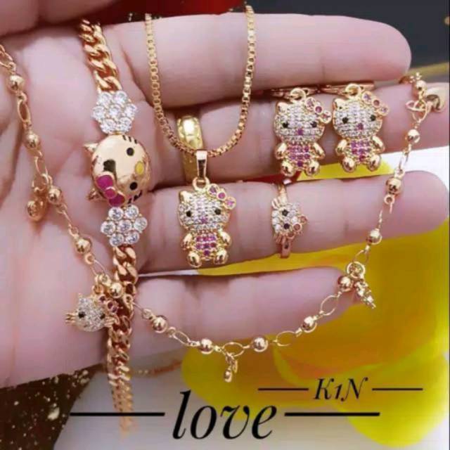 perhiasan lapis emas 24k