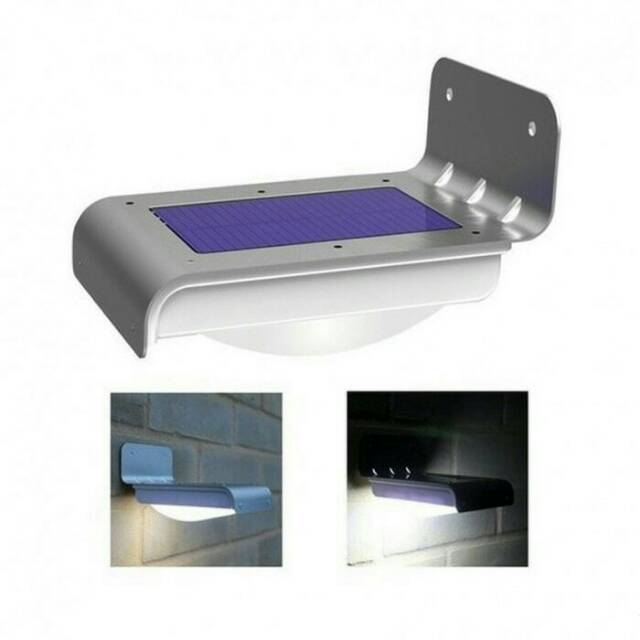 Lampu Dinding Tenaga Surya 16 LED Motion Sensor - Solar Power Outdoor Lamp