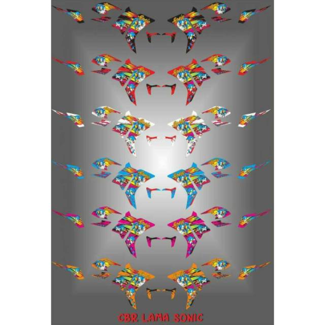 STIKER STRIPING CBR OLD SONIC