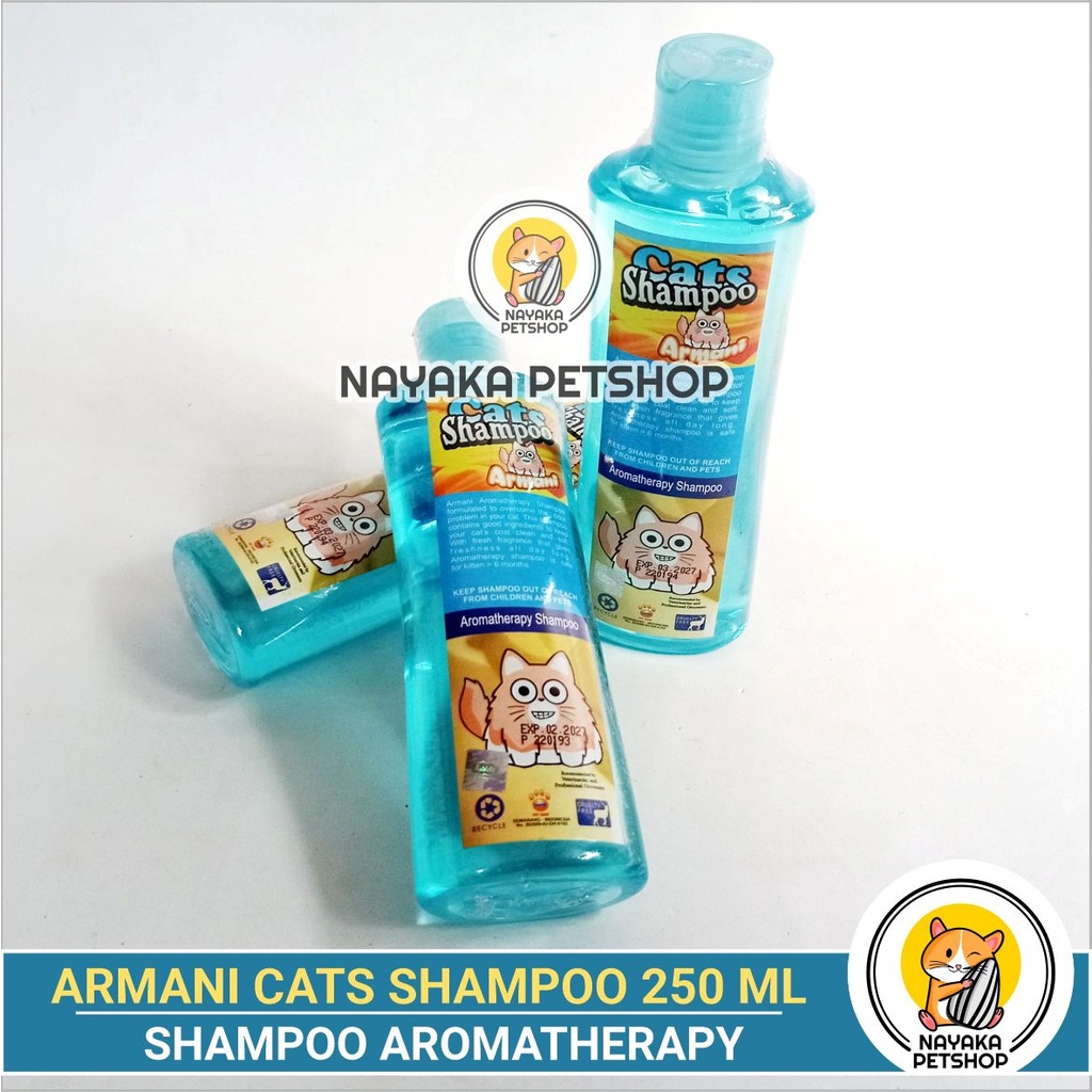 Shampo Kucing Armani Cat Shampoo 250 ml Aroma Therapy Sampo