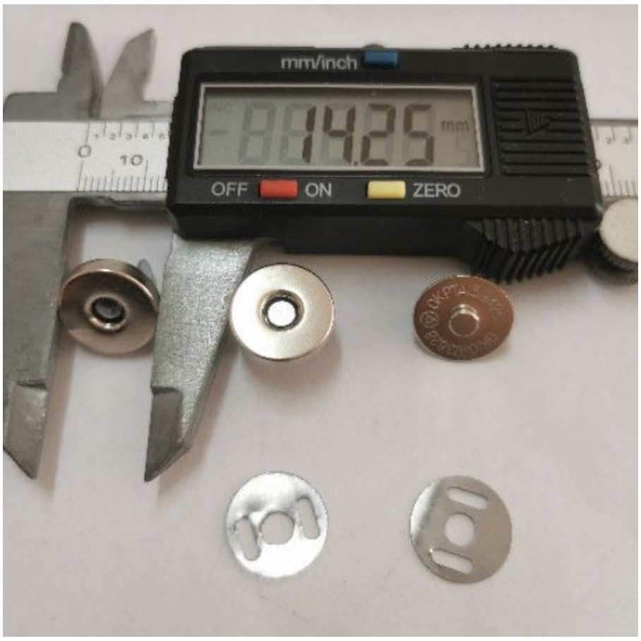 [200 sets] Kancing magnet tas 14 mm / magnet tas / kancing magnet