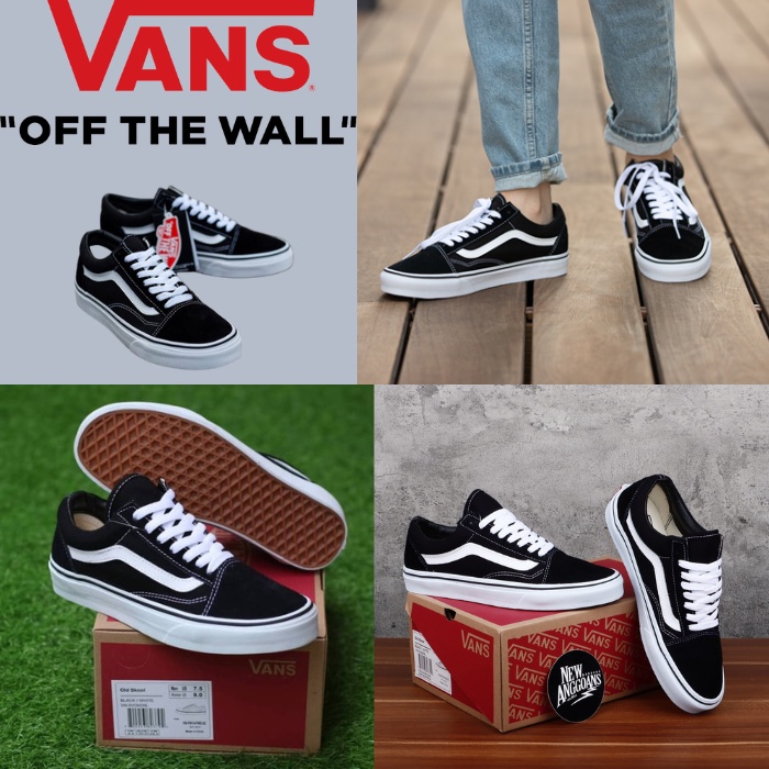 Sepatu Keren Murah Sepatu Vans01 Old Scool Sepatu Premium Import Sepatu Cewek Cowok Keren Kekinian S