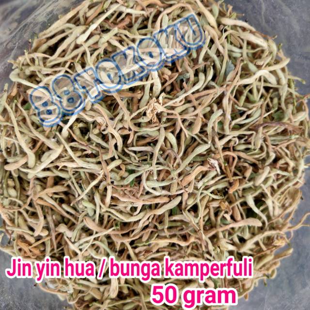 

Teh bunga jin yin hua 50 gr honeysuckle kamperfuli kim gin hua