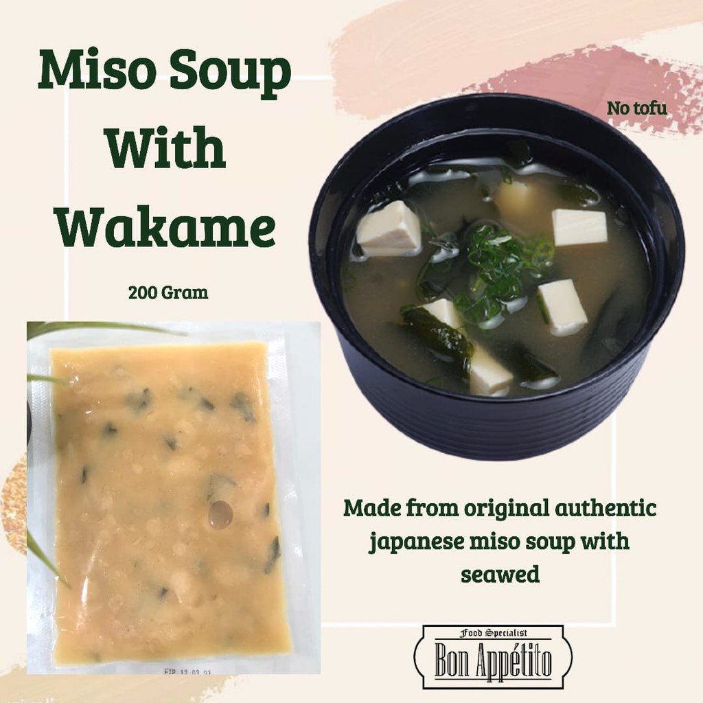 

Miso Soup With Wakame 200gram