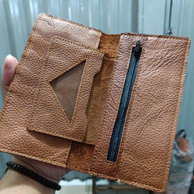 Dompet Kulit Harley Davidson M-1000 || Dompet Panjang Kulit Asli Produk Cibaduyut