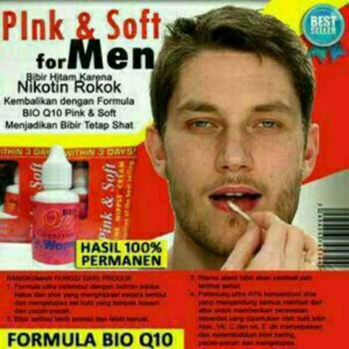 PROMO SALE!  Pemerah Bibir Permanen - Pink & Soft Original  PROMO TERMURAH