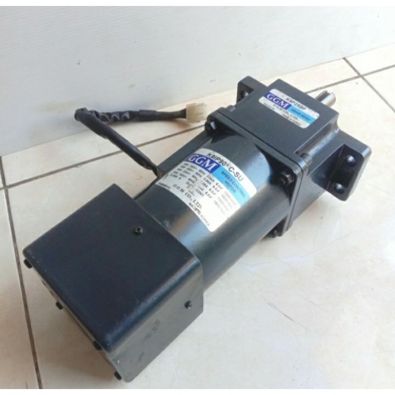 Dinamo Motor Gearbox GGM 220V 90W Ratio 1:25 Ac Motor Gearbox