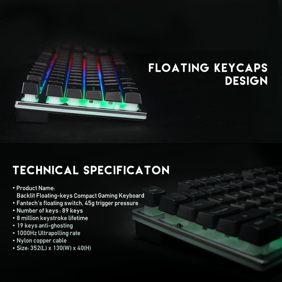 FANTECH GAMING KEYBOARD K613 X FIGHTER