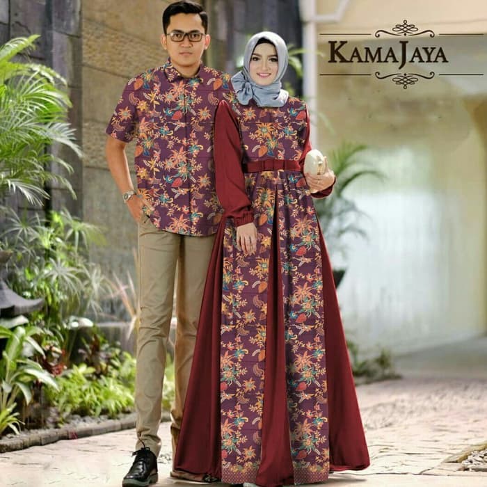 Pakaian couple  Couple Kamajaya 4 Maroon