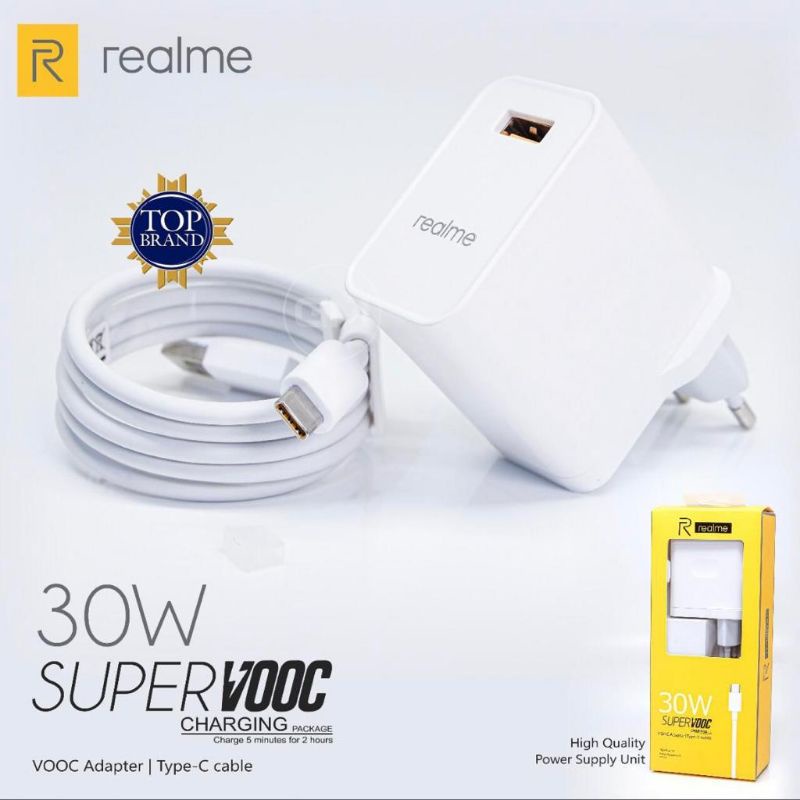 Tc Travel Charger REALME K5 Vooc 30Watt WC0506A3HK Type C Original 100%