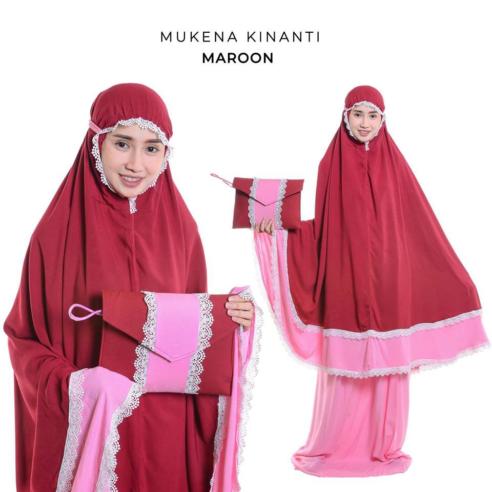 MUKENA DEWASA POLOS RAYON JANGGER KINANTI