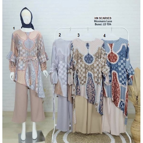 TUNIK ALA WK / SET ALA WEARING KLAMBY / SET MOTIF / ONE SET WK / ONE SET MEWAH WK