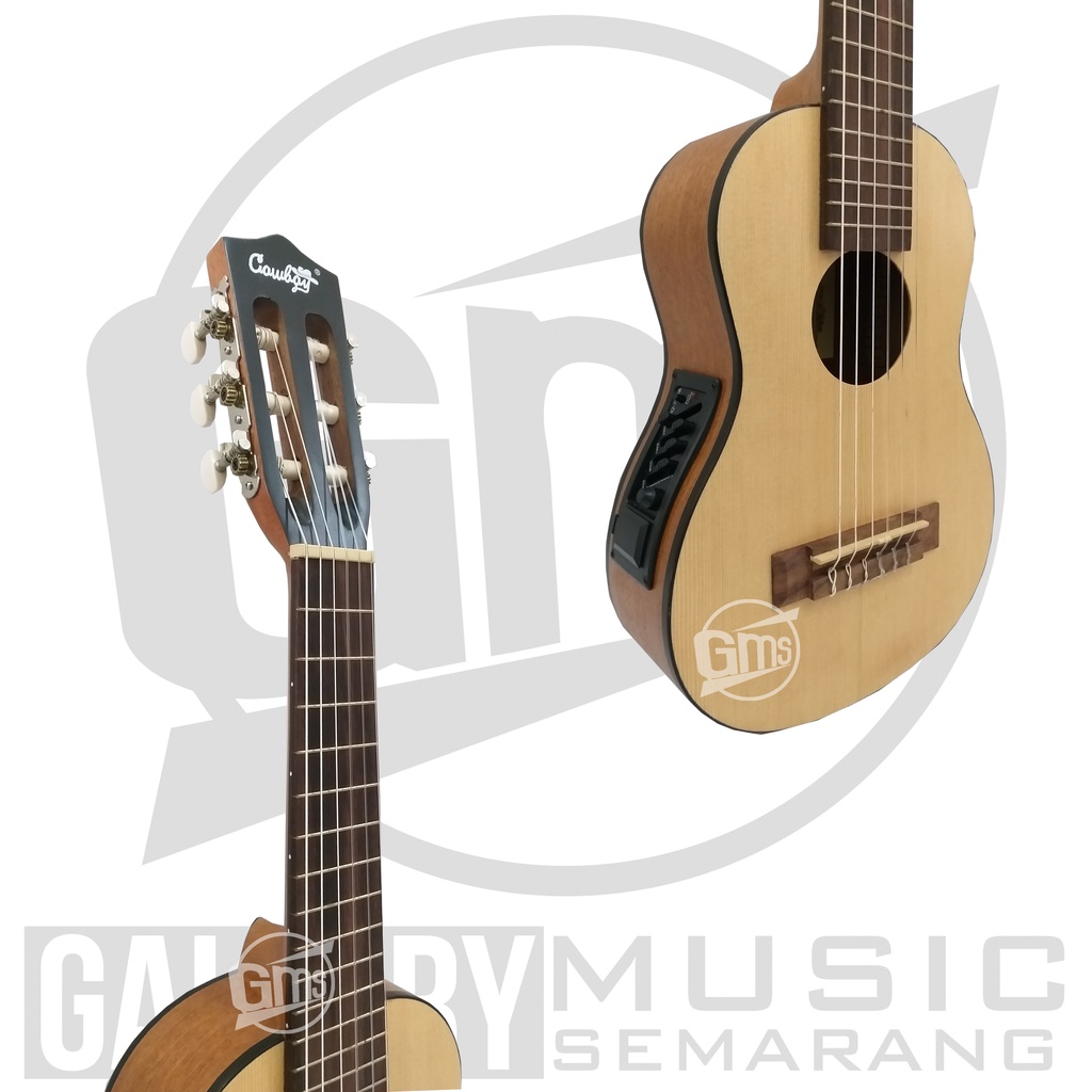 ORIGINAL!!! Guitalele Elektrik Import Merk Cowboy Equalizer 7545r GK-6 NA GK 6NS Gitar Cowboy
