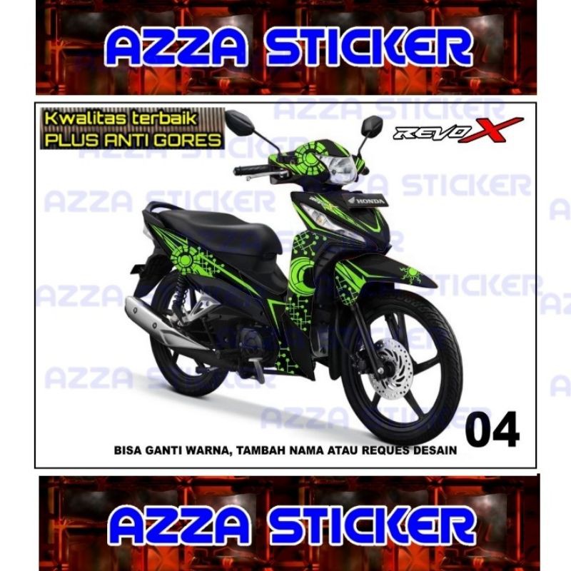 Sticker Striping Decal Revo X Full Body, Sticker Decal Revo X Full Body, Decal Revo X 04